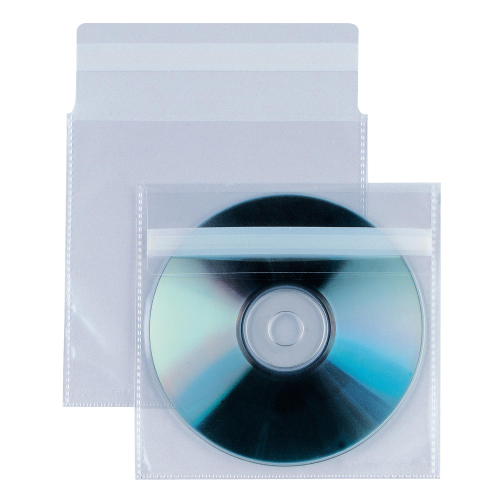 25 BUSTE A SACCO PPL 12,5X12CM INSERT CD AR C/PATELLA ADESIVA